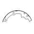 E11605520 by BENDIX - Formula Blue™ New Bonded Brake Shoes - 2165T-552 (FMSI)