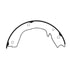 E11607670 by BENDIX - Formula Blue™ New Bonded Brake Shoes - 2188-S767 (FMSI), Parking Brake Shoe