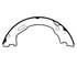 E11607770 by BENDIX - Formula Blue™ New Bonded Brake Shoes - 2195-S777 (FMSI), Parking Brake Shoe