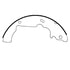 E11607800 by BENDIX - Formula Blue™ New Bonded Brake Shoes - Rear, 1500-S780 (FMSI), 2 Shoes with Pin (LH/RH)