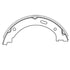 E11608430 by BENDIX - Formula Blue™ New Bonded Brake Shoes - 1573-S843 (FMSI), Parking Brake Shoe