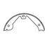 E11608700 by BENDIX - Formula Blue™ New Bonded Brake Shoes - 1593-S870 (FMSI), Parking Brake Shoe