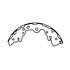 E11608721 by BENDIX - Formula Blue™ New Bonded Brake Shoes - 1594-S872 (FMSI), Parking Brake Shoe