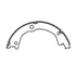 E11608730 by BENDIX - Formula Blue™ New Bonded Brake Shoes - 1546-S873 (FMSI), Parking Brake Shoe