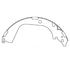 E11609590 by BENDIX - Formula Blue™ Drum Brake Shoe and Lining Assembly - New