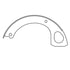 E11610090 by BENDIX - Formula Blue™ New Bonded Brake Shoes - 1678-S1009 (FMSI), Parking Brake Shoe
