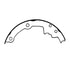 E11705520 by BENDIX - Formula Blue™ HD Riveted Brake Shoes - Rear, 225 mm x 45 mm Brake Drum Diameter