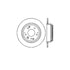 E12545032 by BENDIX - Disc Brake Rotor