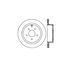 Bendix E12547083 Disc Brake Rotor Rotor