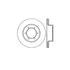 Bendix E12549049 Disc Brake Rotor Rotor