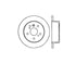Bendix E12549137 Disc Brake Rotor Rotor