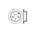 E12556016 by BENDIX - Disc Brake Rotor