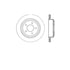 Bendix E12566100 Disc Brake Rotor Rotor