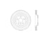 Bendix E12566107 Disc Brake Rotor Rotor