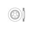 E12567059 by BENDIX - Disc Brake Rotor
