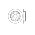 E12568040 by BENDIX - Disc Brake Rotor