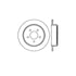 Bendix E12570057 Disc Brake Rotor Rotor