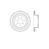 Bendix E12570138 Disc Brake Rotor Rotor