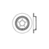 E12571053 by BENDIX - Disc Brake Rotor