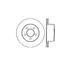 Bendix E12572027 Disc Brake Rotor Rotor
