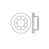 E12572051 by BENDIX - Disc Brake Rotor