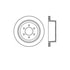 Bendix E12670107 Disc Brake Rotor Rotor