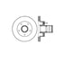 E12684016 by BENDIX - Disc Brake Rotor
