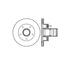 E12684012 by BENDIX - Disc Brake Rotor