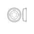 Bendix E12751025 Brake Drum Brake Drum