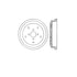 Bendix E12753009 Brake Drum Brake Drum
