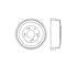 Bendix E12755009 Brake Drum Brake Drum