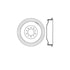 Bendix E12772021 Brake Drum Brake Drum