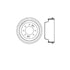 Bendix E12773006 Brake Drum Brake Drum