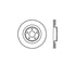 Bendix E13067121 Disc Brake Rotor Rotor