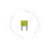 1904529907 by BLUMAQ - Multi-Purpose Fuse - Yellow, Plug-In Type, 20 AMP