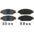 MKD803 by BENDIX - Disc Brake Pad Set - Semi Metallic