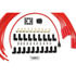 Accel 5040R Spark Plug Wire Set Universal Fit Spark Plug Wire Set