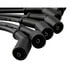 Accel 9070CK Spark Plug Wire Set Extreme 9000 Black Ceramic Boot Spark Plug Wire Set