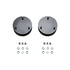 Fabtech FTL5303 Suspension Leveling Kit Coil Spacer System; 2 in. Lift; Incl. Spacers And Hardware;