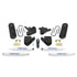 Fabtech FTS22058BK Suspension Lift Kit Component Box; Box 2 of 2; For 6 in. Lift; For PN[K2061/K2060/K2060M/K2061M];