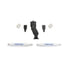 Fabtech FTS22301 Steering Damper Kit Steering Stabilizer Kit; Performance Dual;