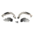 Fabtech FTS24272 Fender Tube Fenders; Rear;