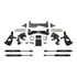 K1051M by FABTECH - Raised Torsion Suspension Lift System; w/Stealth Monotube Shocks; 6 in. Lift;