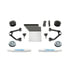 K1060 by FABTECH - Budget Lift System w/Shock; w/Performance Shocks; 4 in. Lift;