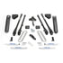 K2132 by FABTECH - 4 Link Lift System; w/Performance Shocks; 6 in. Lift;