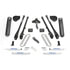Fabtech K2219 Suspension Lift Kit 4 Link Lift System; 6 In. Lift; Incl. Performance Shocks;
