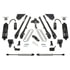 K2420DL by FABTECH - 6' 4LINK SYS W/ 4.0 & 2.25 23-24 FO