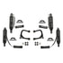 K2427DL by FABTECH - 3' UCA KIT W/BJ & DLSS RESI SHOCKS