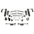 K4214DL by FABTECH - Trail Lift System; 3 in. Lift; w/Front Dirt Logic 2.5 Resi Coilovers And Rear Dirt Logic 2.25 Resi Shocks;