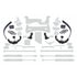 Fabtech FTS21013BK Suspension Lift Kit Component Box; Black; Box 3 of 3; For 8 in. Lift; For
